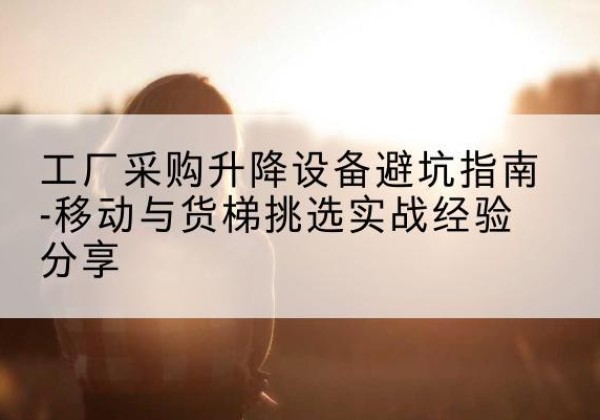 宝山区移动式升降机怎么选-工厂采购升降设备避坑指南-移动与货梯挑选实战经验分享